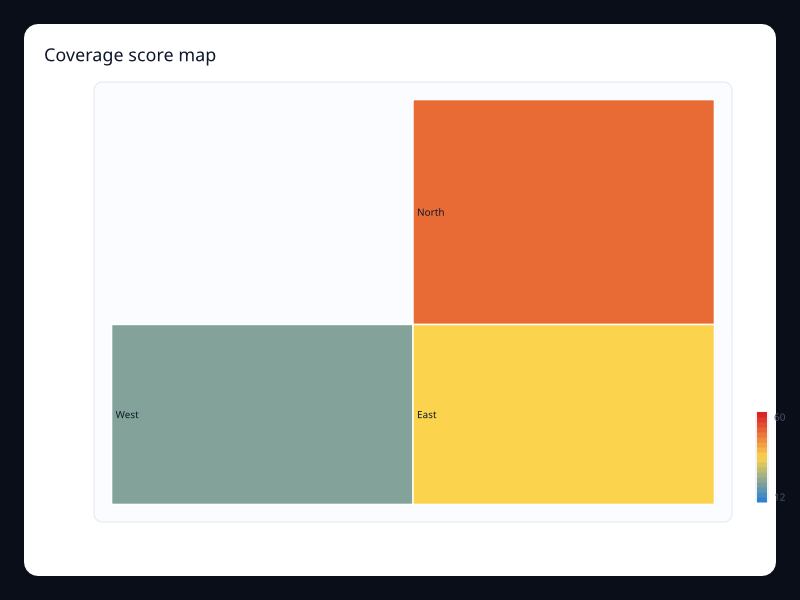 Coverage score map screenshot